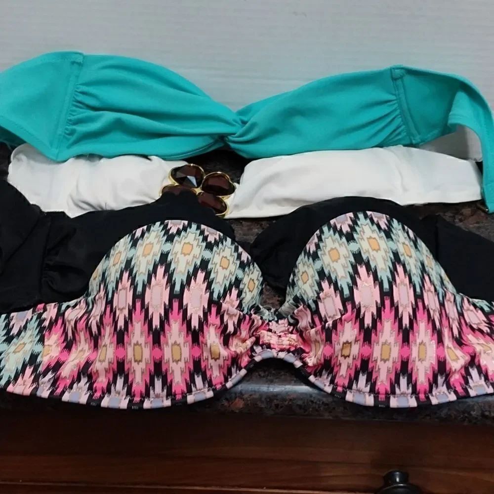 4 Victoria's Secret Bathing Bikini Tops...Size S